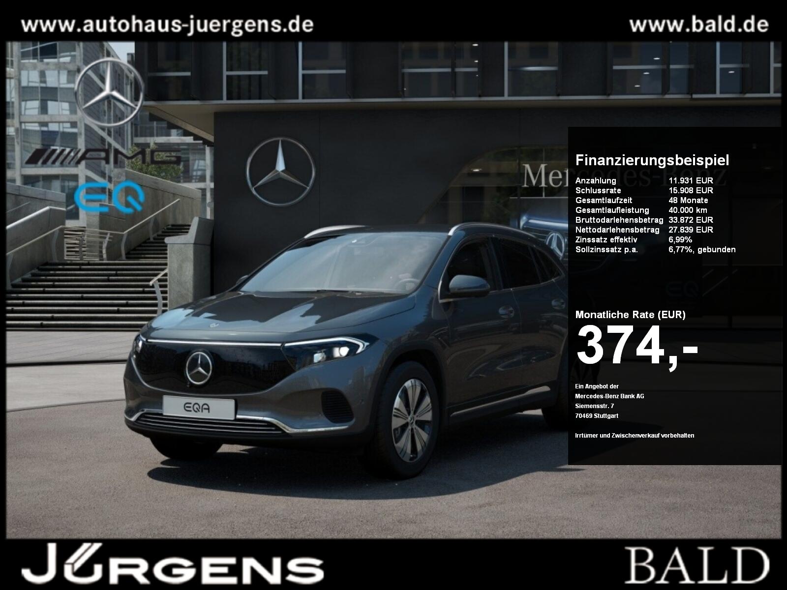 Mercedes-Benz EQA 300 4MATIC Progressive+Distr+Ambiente+AHK