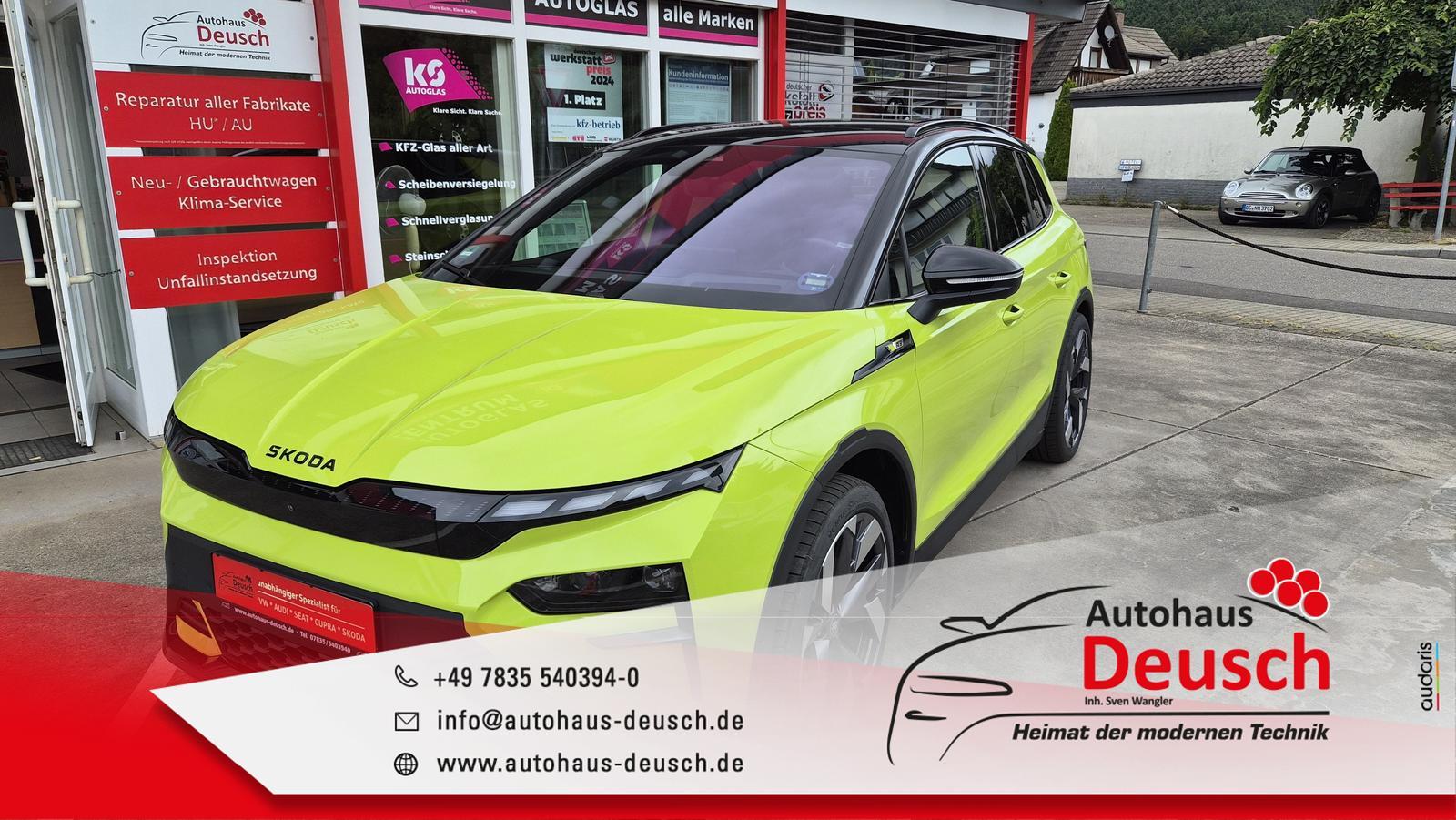 Skoda Elroq RS Lounge Maxx Paket AHK Head-up-Display