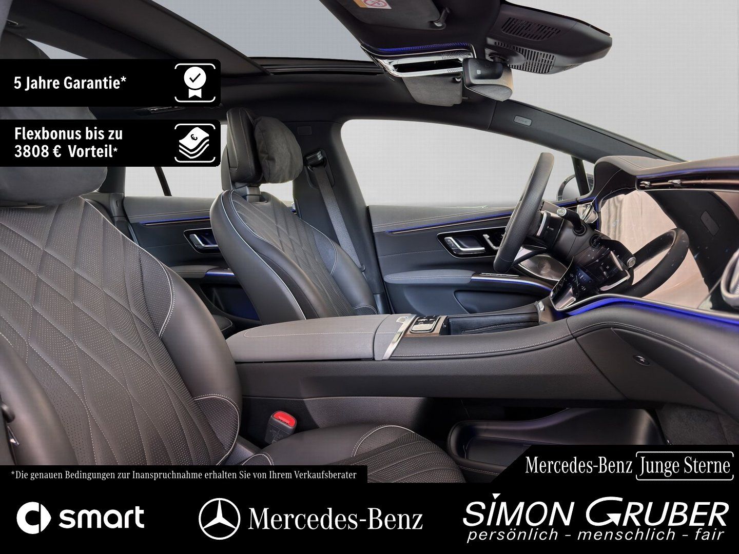 Fahrzeugabbildung Mercedes-Benz EQS 580 4M AMG Pano Hyper Sitzklima Massage