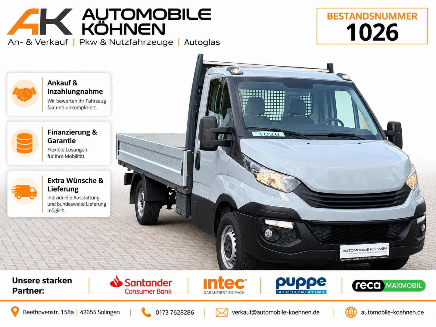 Iveco Daily AHK / KLIMA / 4.3 M PRITSCHE / TÜV NEU /