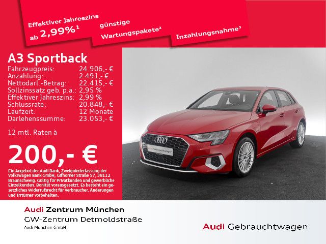 Audi A3 Sportback 40 TFSI e S tronic advanced Virtual