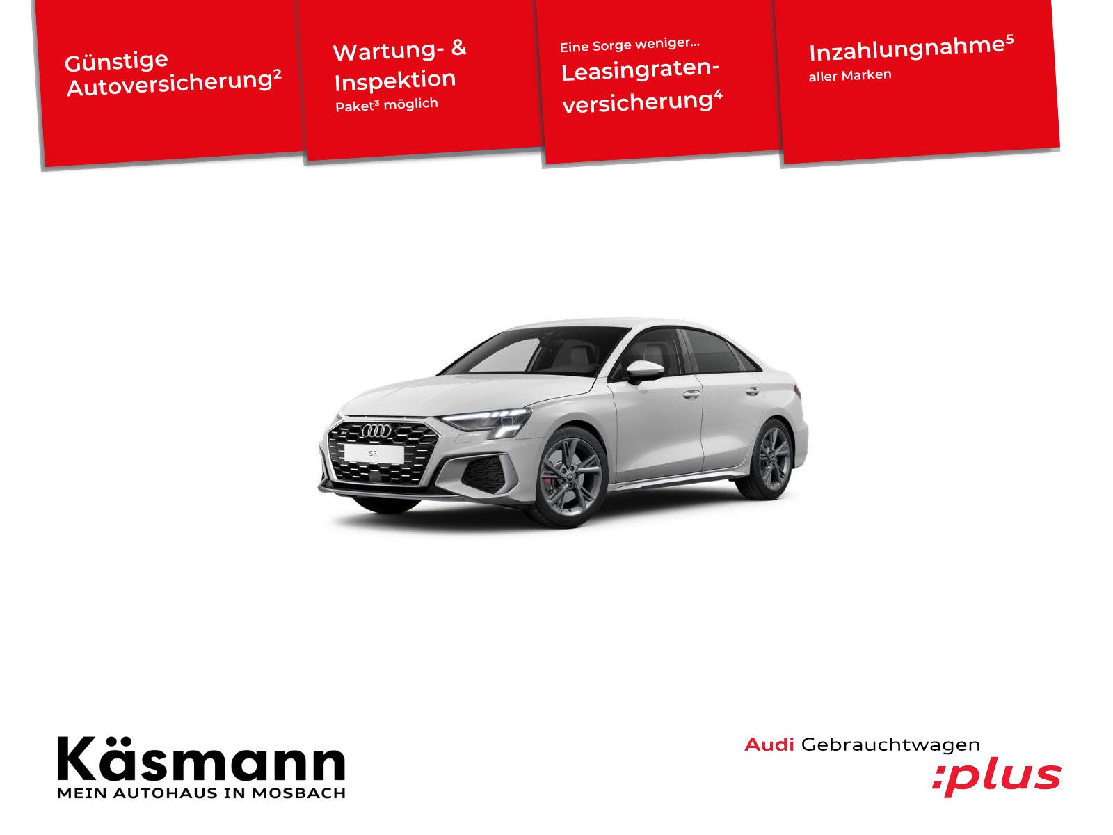 AUDI S3 Lim. quattro LED NAV B&amp;O SHZ PDC GRA