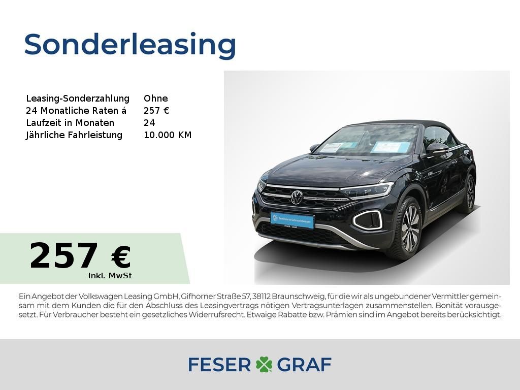 T-Roc Cabrio 1.0 TSI Goal ACC LED Nav RüKa Sitzh
