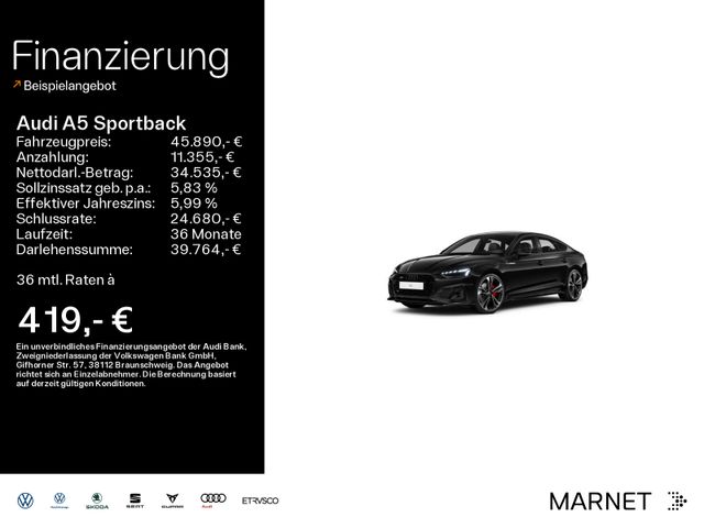 Audi A5 Sportback 40 TDI quattro S line*Navi*Matrix*A