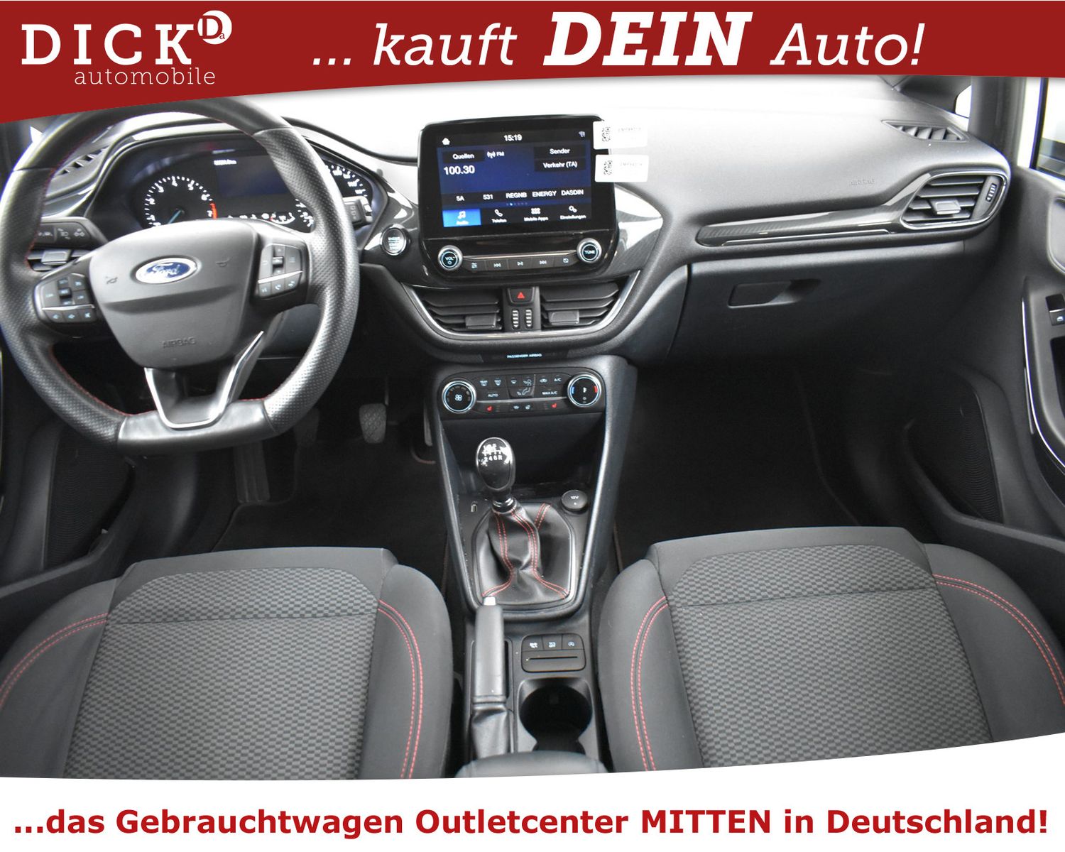 Fahrzeugabbildung Ford Fiesta 1.0 EB Aut Active LED+SHZ+PDC+MFL+TEM+DAB