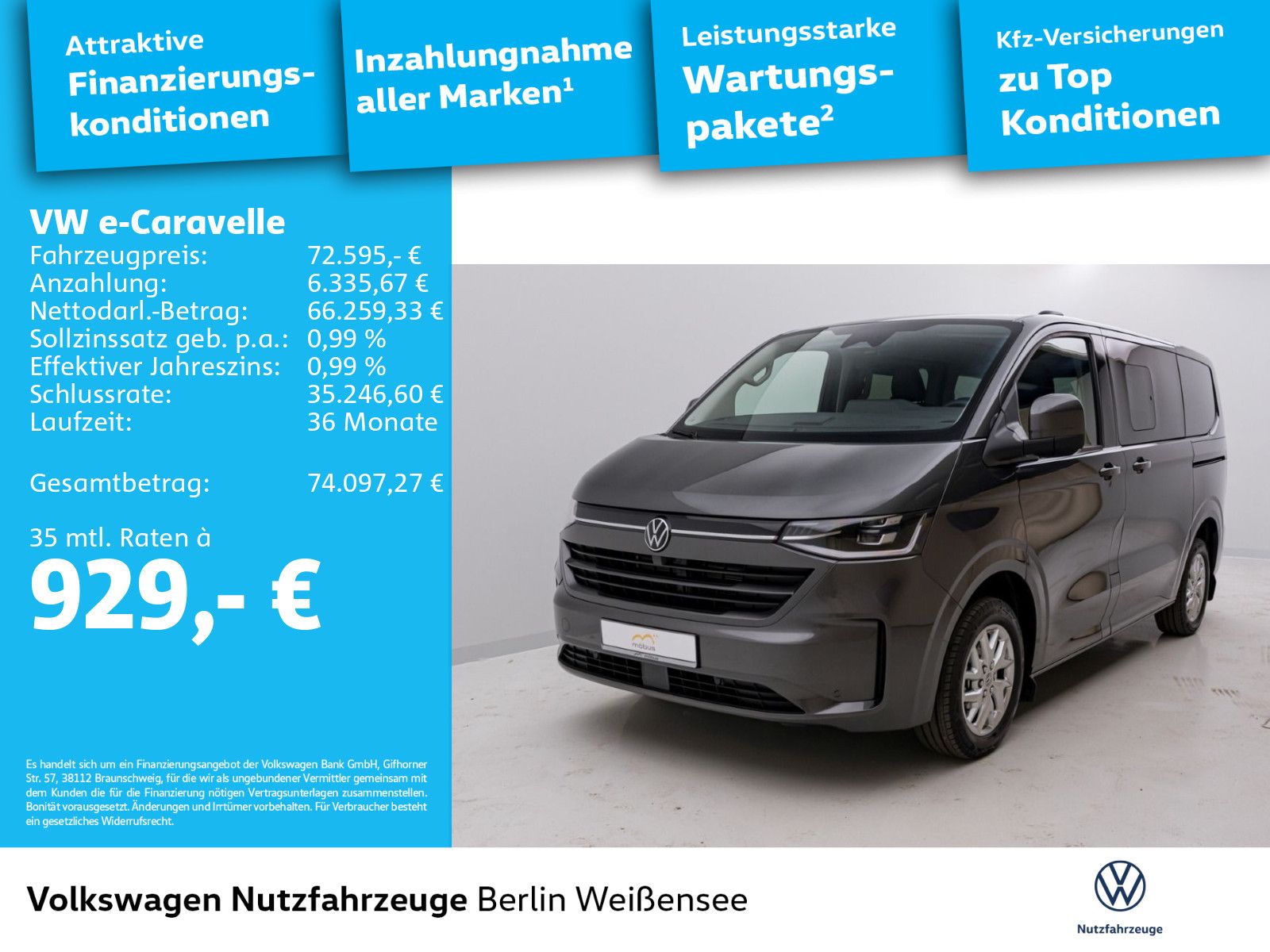 Volkswagen e-Caravelle Style KR *64 kWh*AHK*RFK*ACC*PANO*NA imagem 2