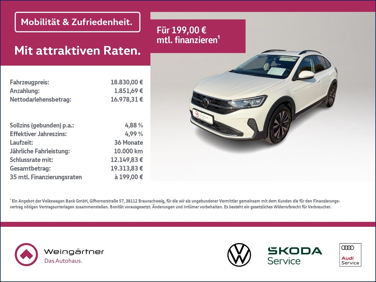 Taigo 1.0 TSI Life IQ Drive, Sitzheizung, 16" Al