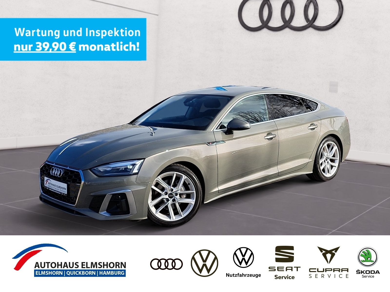 Audi A5 Sportback S line 40 TFSI S tronic NAV KAM PDC