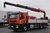Iveco 420 / 6x2 / SKRZYNIOWY- 6,5 M / HDS FASSI 185 -