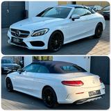Mercedes-Benz C 220 d Cabrio*9G*AMG*AIRSCARF*NAVI*NUR 70TKM* - mit Diesel-Antrieb: Weiß, Cabrio