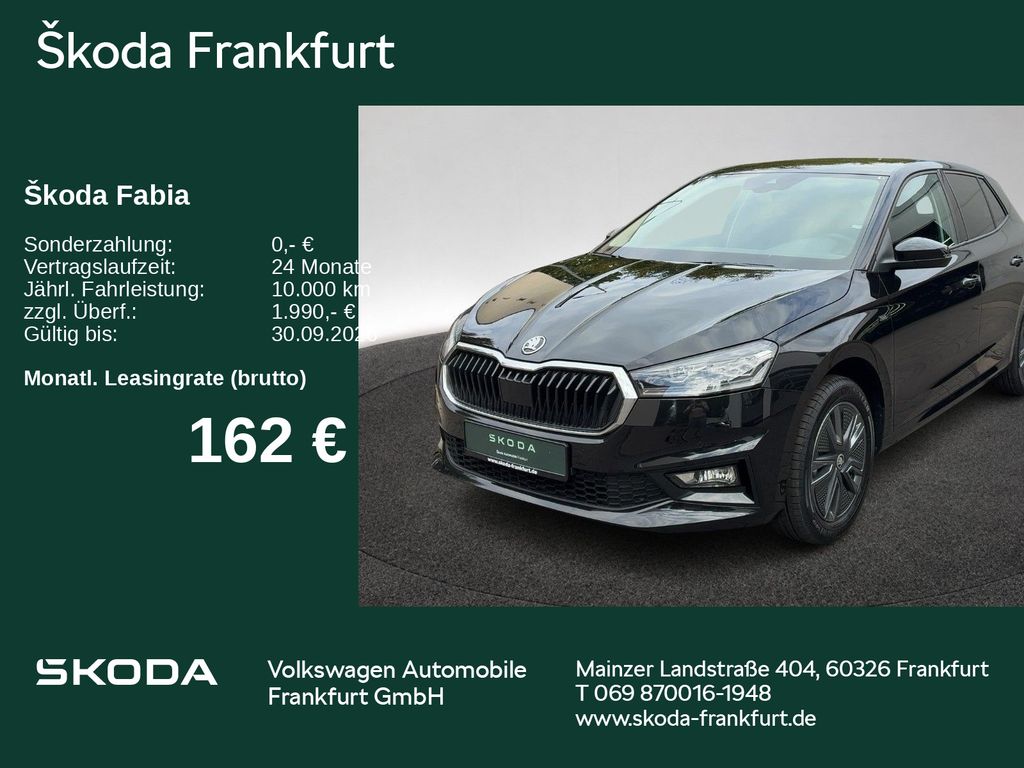 Skoda Fabia Tour 1,0 TSI Smartlink/ Winter Plus/ Rückf