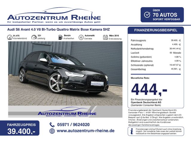 AUDI S6 Avant 4.0 V8 Quattro Matrix Bose Kamera SHZ