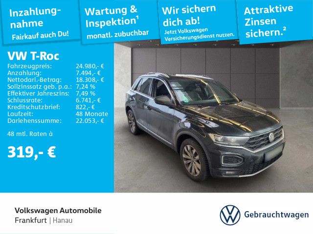 Volkswagen T-Roc 1.5 TSI Sport Navi AHK Sportfahrwerk LED-T