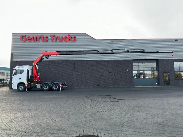 MAN TGX 33.520 6X4 TREKKER-BAKWAGEN COMBI + FASSI F4