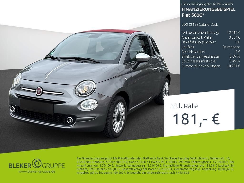 Fiat 500C 500 (312) Cabrio Club