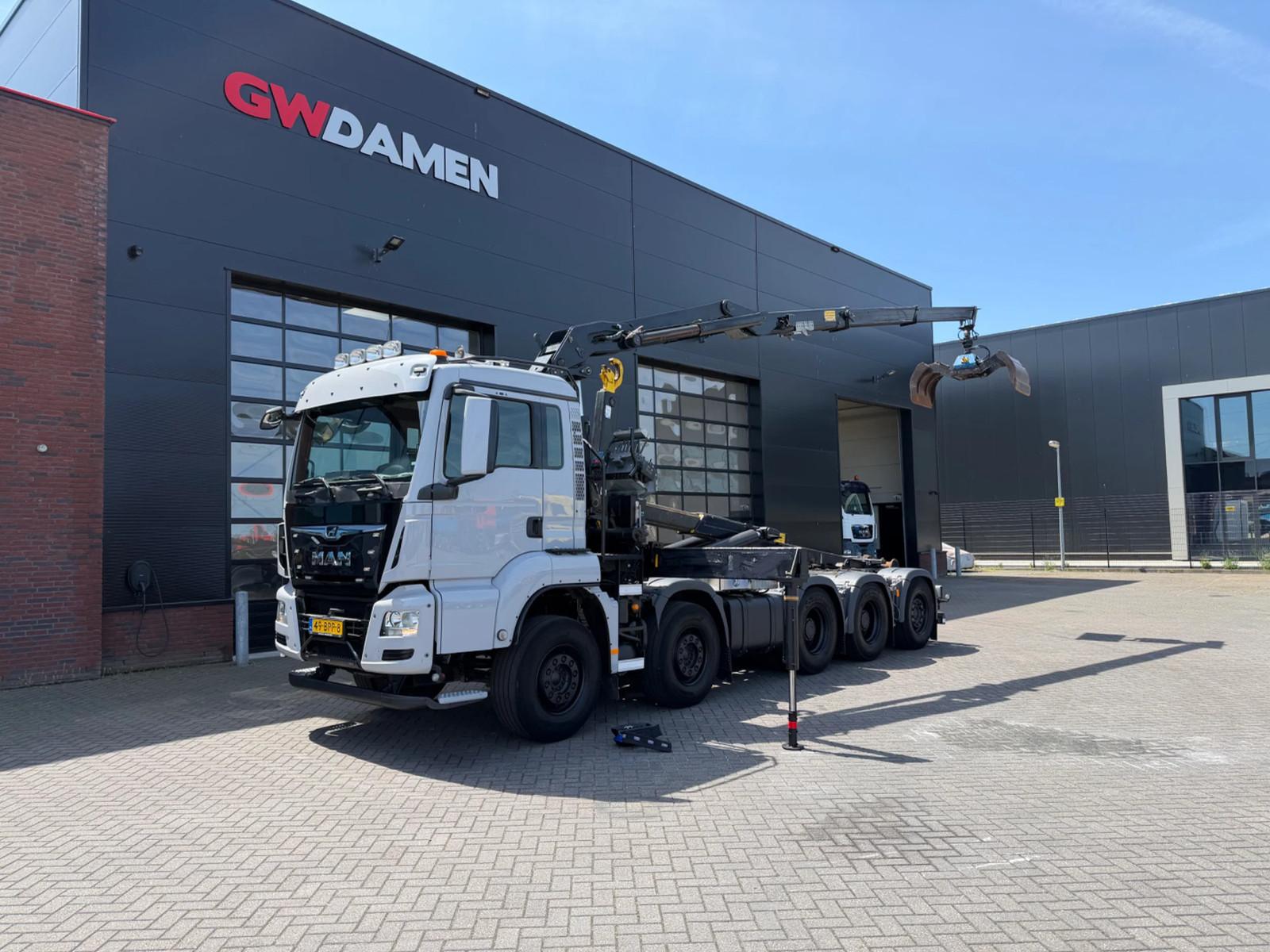MAN TGS 44.470 10x4 Haaksysteem/Z kraan Euro 6 D