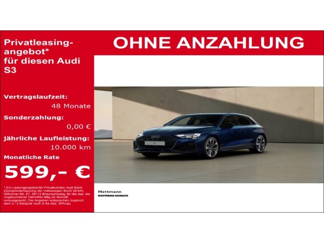 Audi S3 SPORTBACK PANO OPTIKPAKET SCHWARZ MATRIX 2.0 