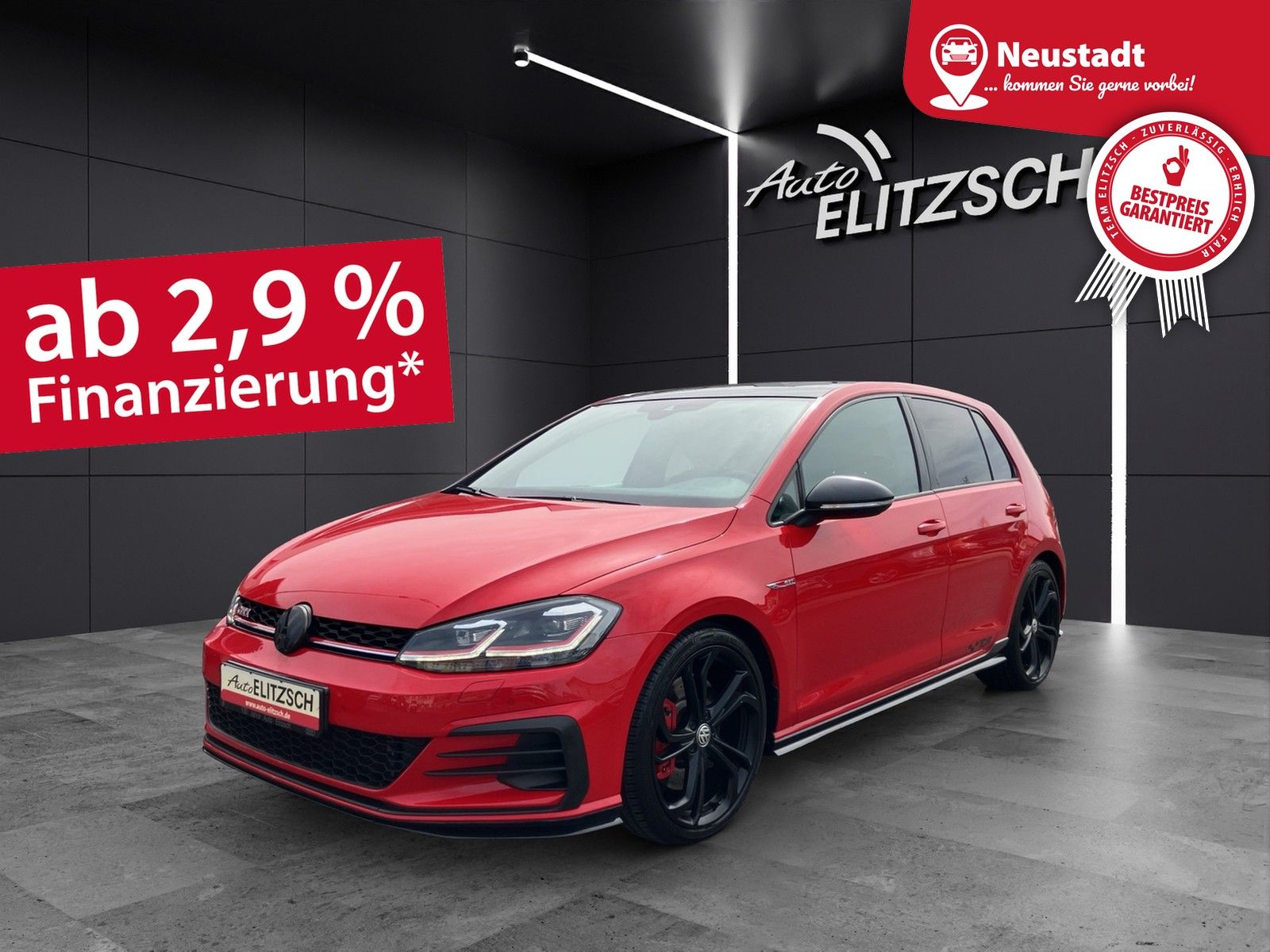 Fahrzeugabbildung Volkswagen Golf VII GTI TCR DSG LED Navi Pano AID ACC RFK