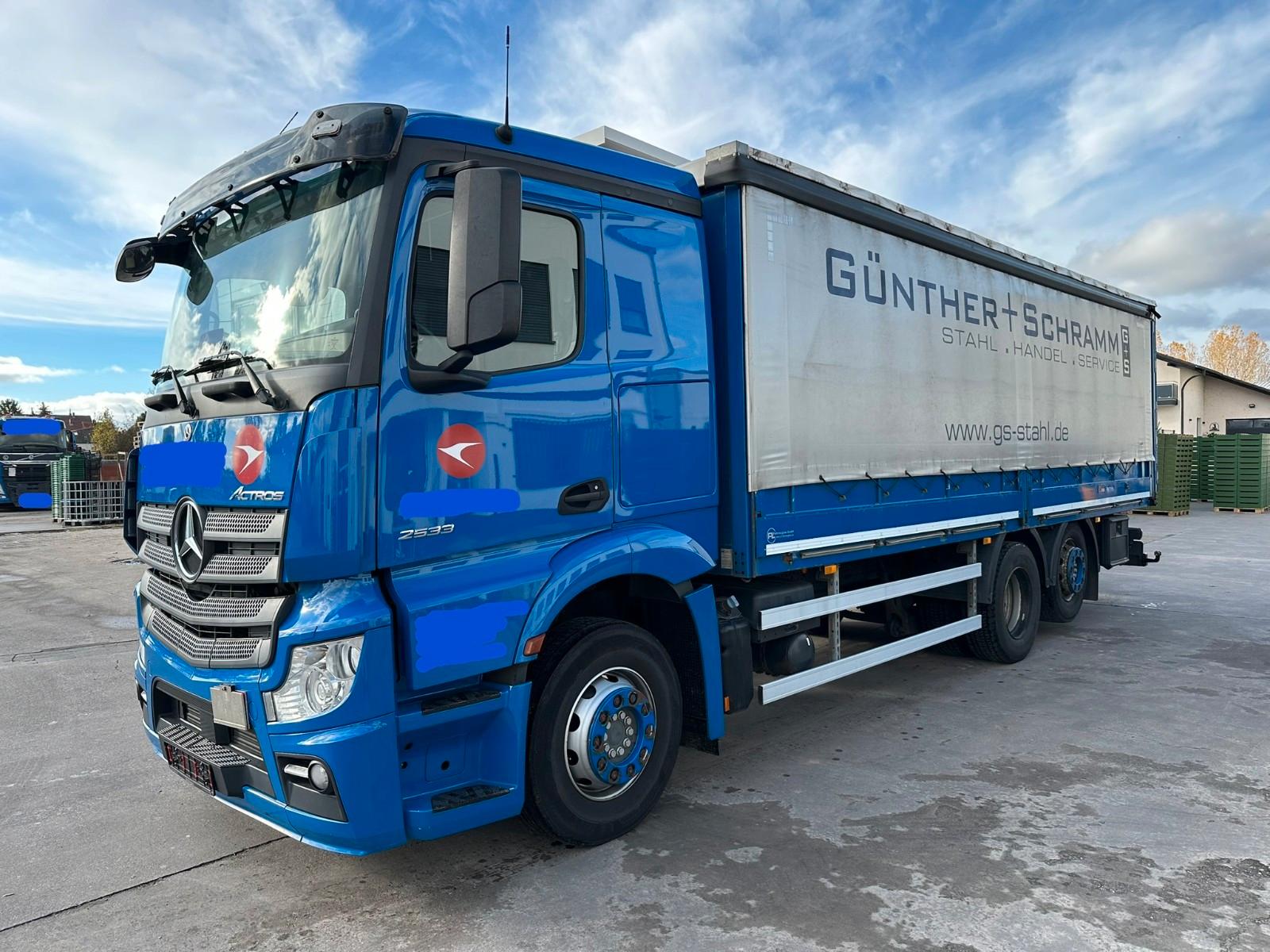 Mercedes-Benz 2x ACTROS 2533, 6x2, LIFT-LENKACHSE