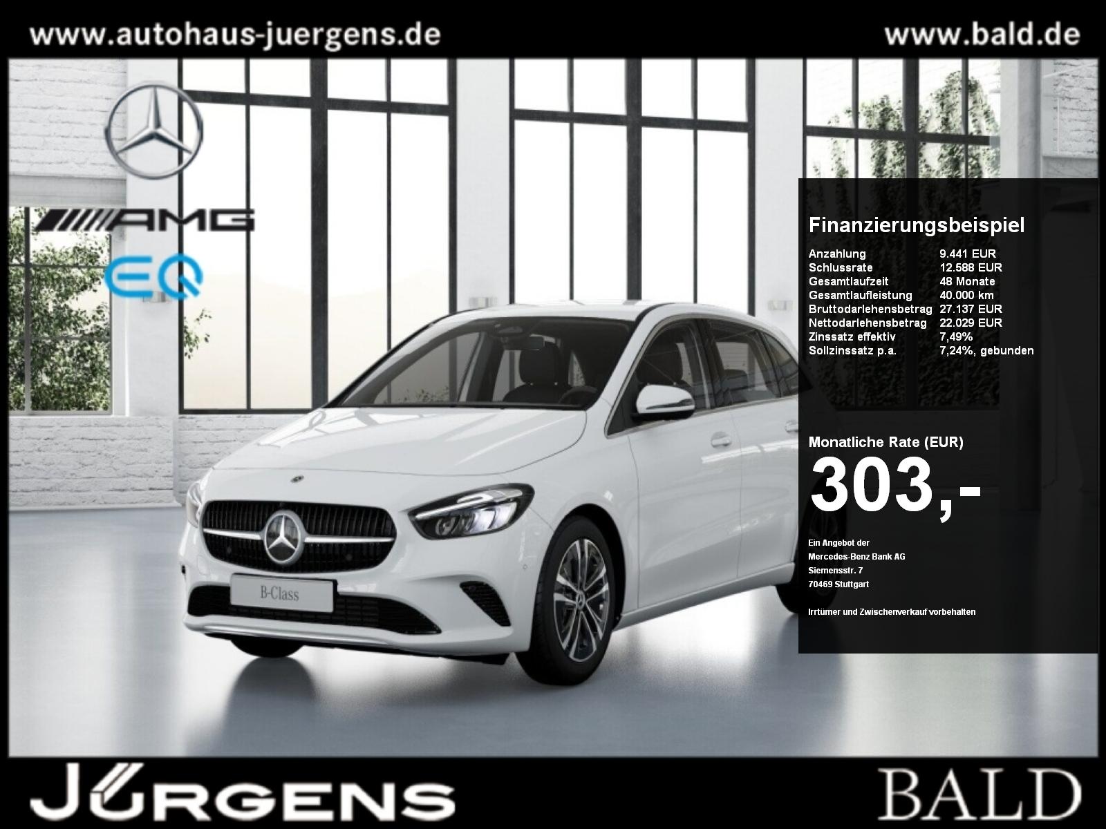 Mercedes-Benz B 200 Progressive+AHK+Cam+LED+Navi+Wide+Winter