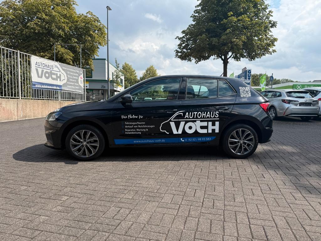 Skoda Fabia 2022 г. Чёрный, пробег 53000 км