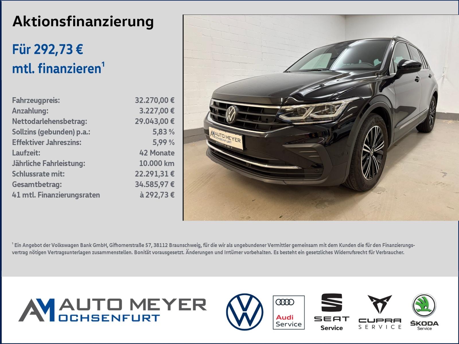 Volkswagen Tiguan MOVE 2.0 TDI DSG AHK Navi Kamera ACC