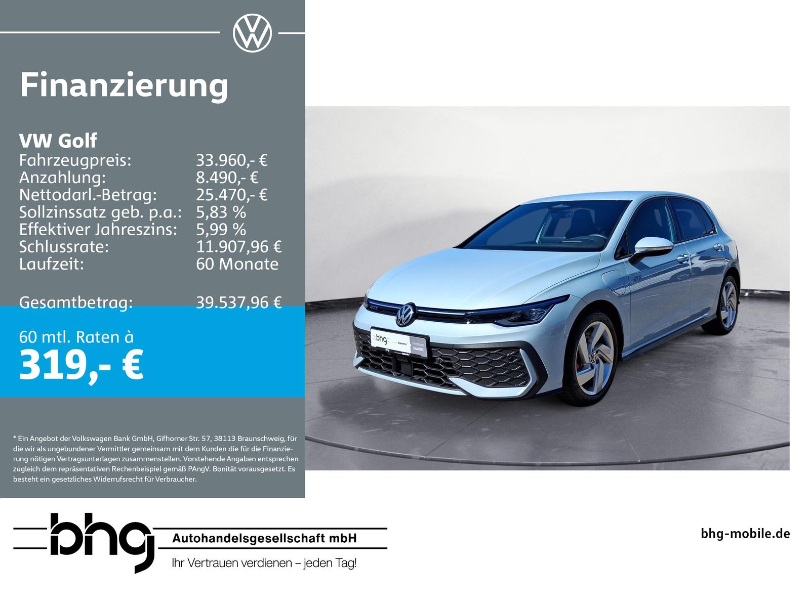 Volkswagen Golf GTE 1,5l eHybrid 272PS