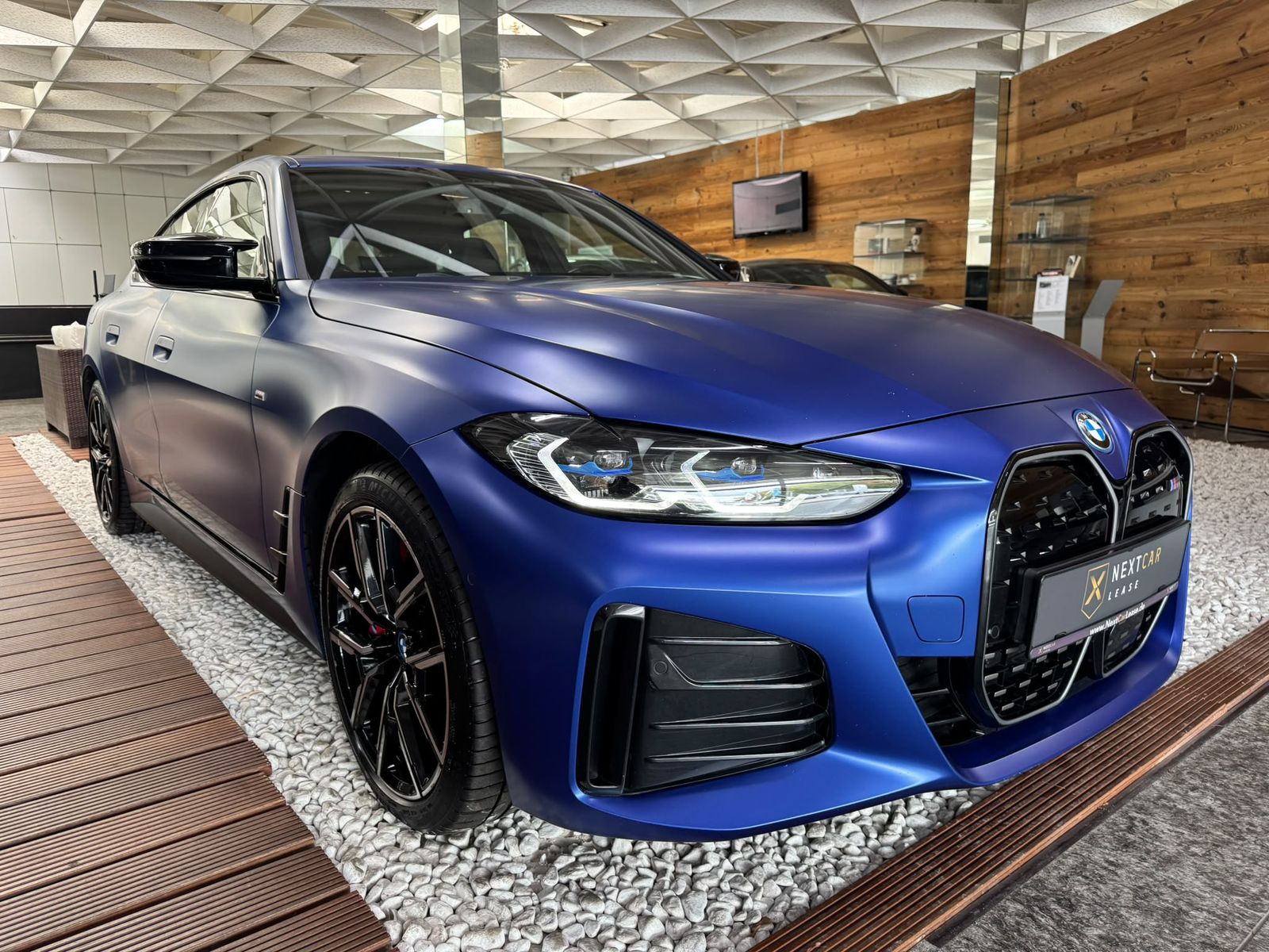 BMW i4 M50 Laser MSportPro Vollleder FROZEN imagem 3