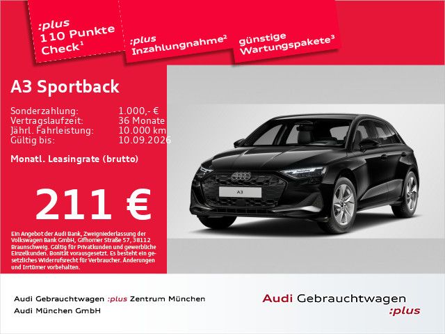 Audi A3 Sportback TDI S tronic advanced Virtual+/ACC/