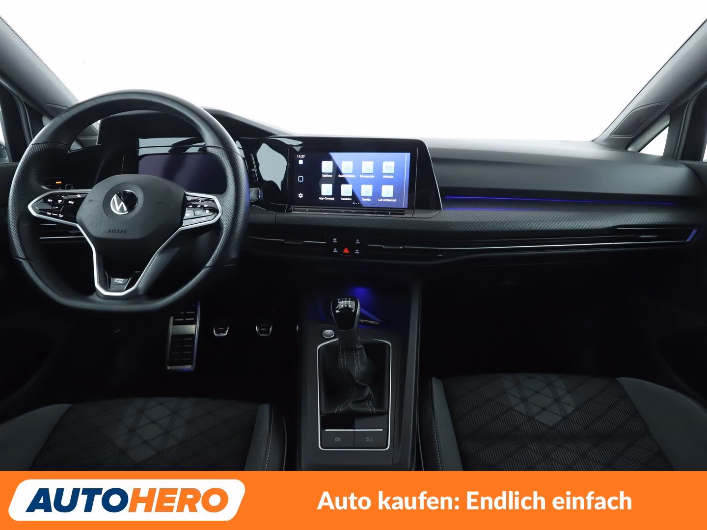 Volkswagen Golf VIII 1.5 TSI ACT R-Line Aut.*NAVI*VC*MATRIX, миниатюра 11