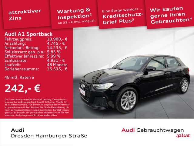 Audi A1 Sportback 25 TFSI Advanced LED Navi S tronic