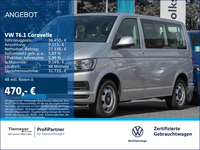 Volkswagen T6.1 Caravelle DSG COMFORTLINE 8-SITZE AHK NAVI