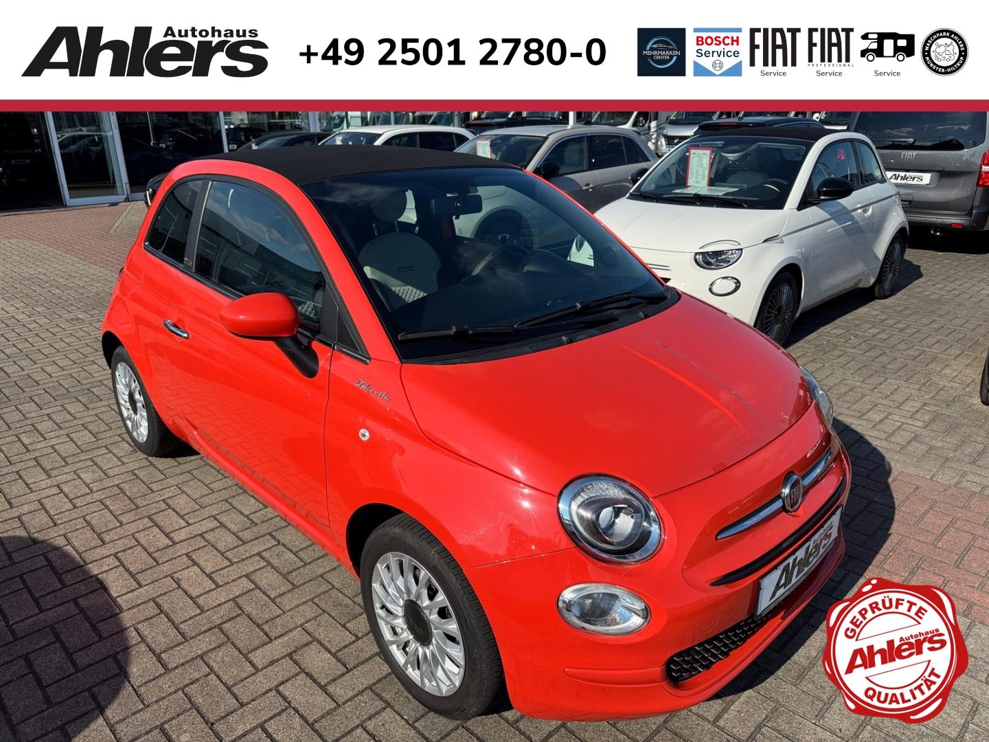 Fiat 500C Dolcevita+CARPLAY+ALLWETTER+KLIMA+PDC+TEMPO