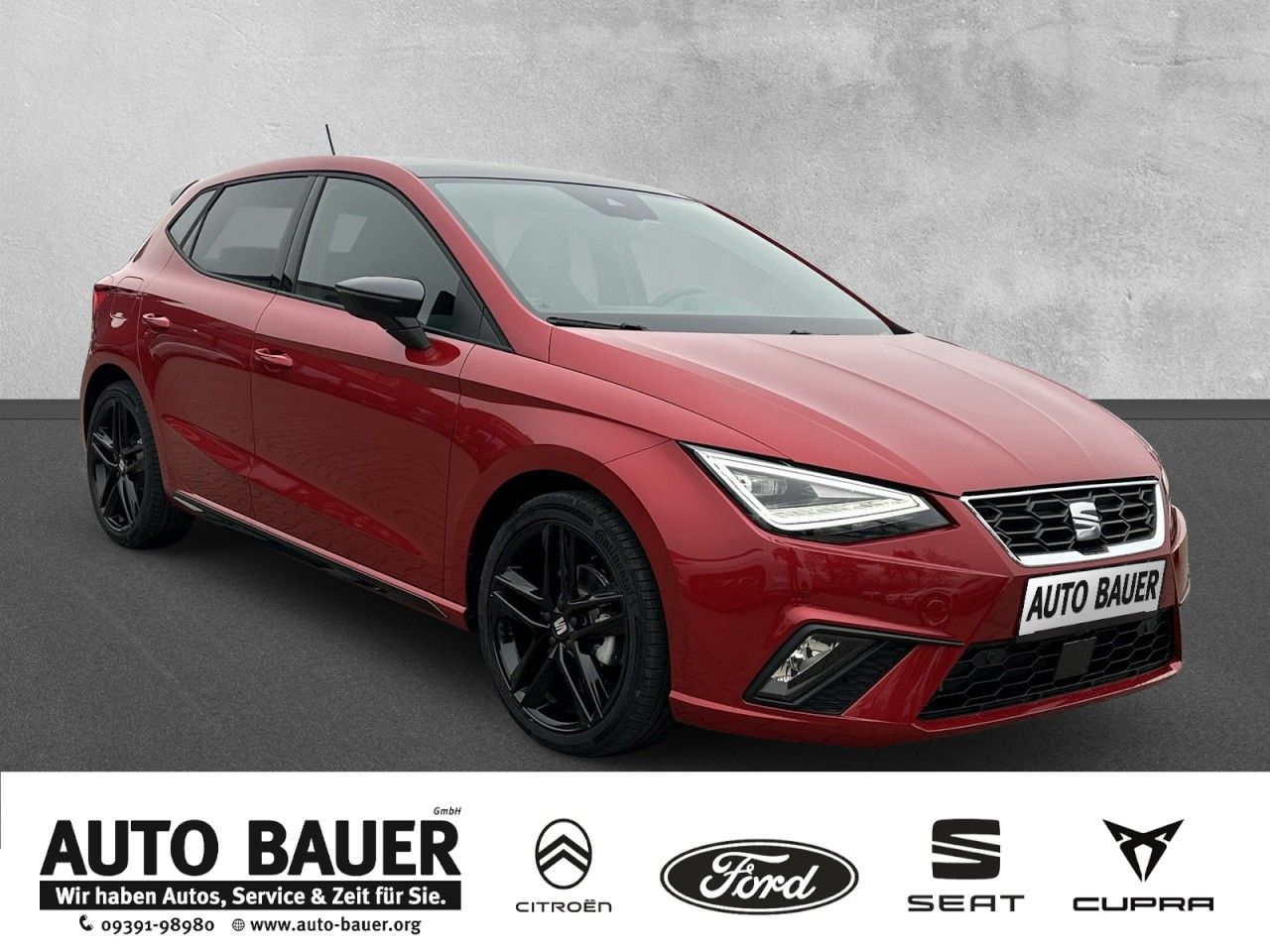 Fahrzeugabbildung SEAT Ibiza FR Black Edition 1.5 TSI 150 PS DSG - mit KI generiert/bearbeitet