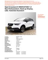Opel INNOVATION 1.2 AHK TWA Navi Parkass. HuD LED uvm - Opel Crossland (X) Gebrauchtwagen in Berlin