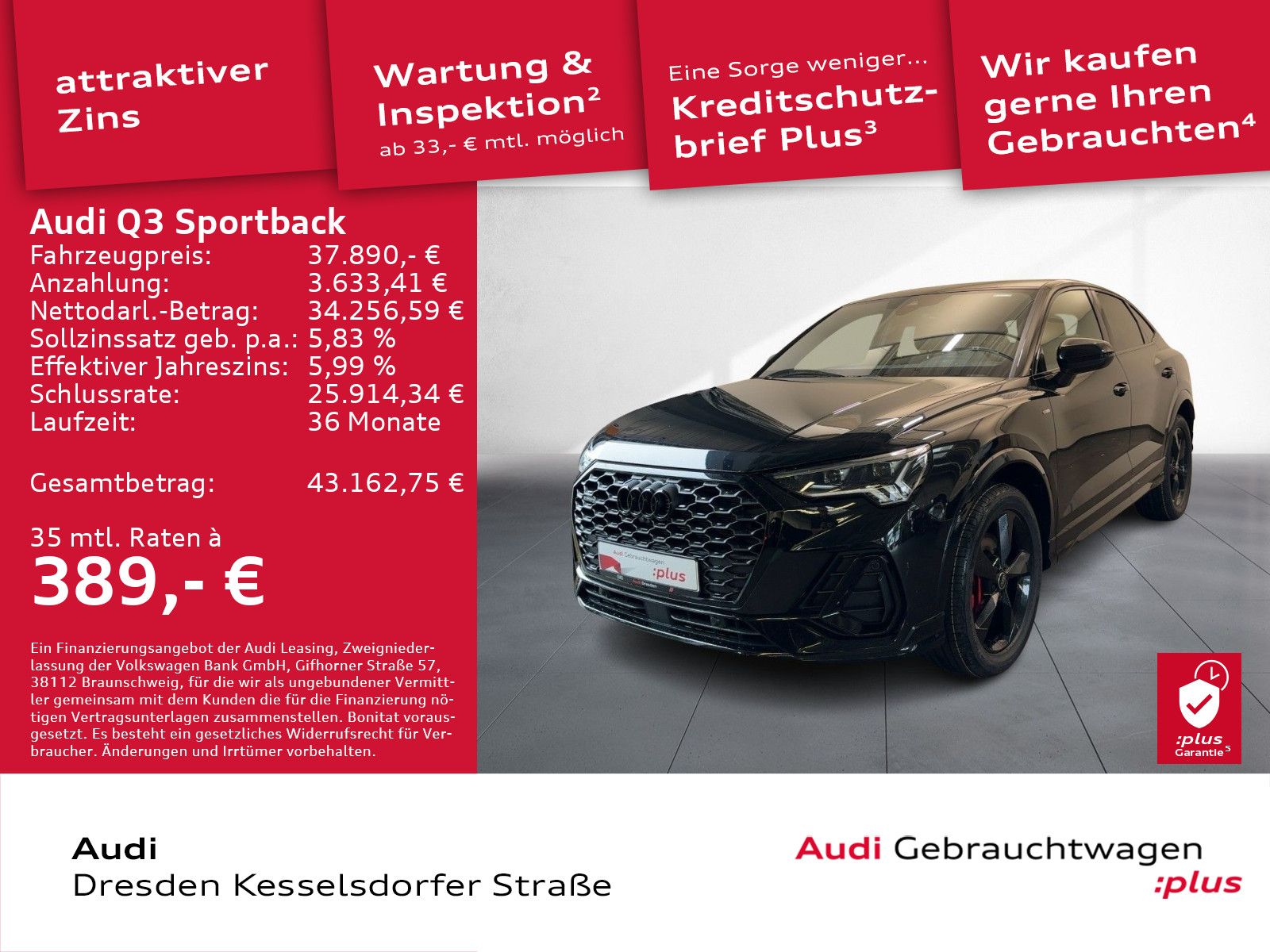 Audi Q3 Sportback 40 TDI Q. S-Line Kamera LED Navi foto 2
