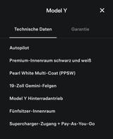 Tesla Model Y Standard Range RWD LFP-Akku  8/24 - Tesla Gebrauchtwagen von 2024