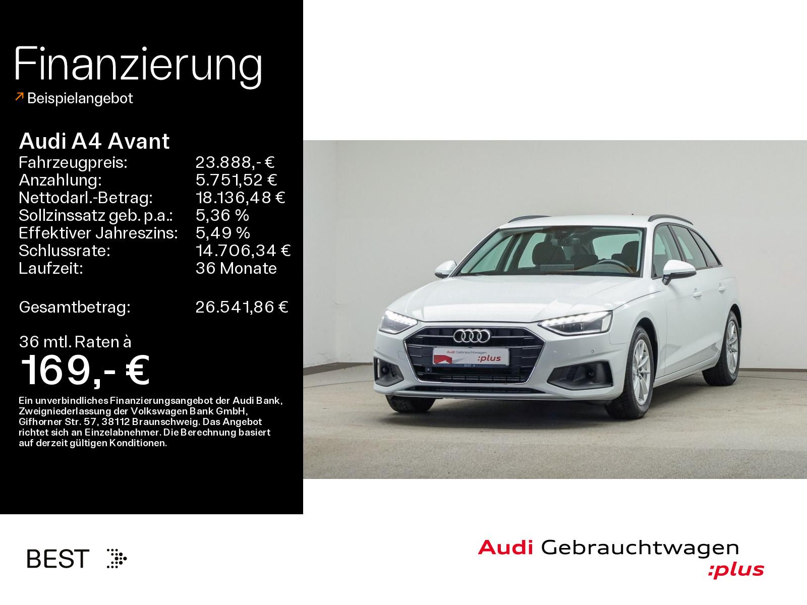 Audi A4 Avant 35 TFSI Tour & Stadt, Navi, LED, Kamera