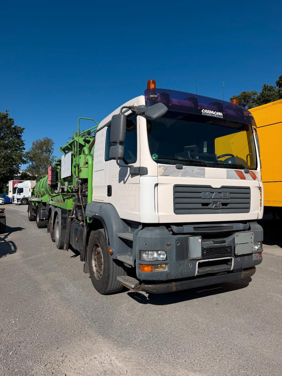 MAN 26.440 MAN Sauwagen, Assmann, Chemie,mit Anh.