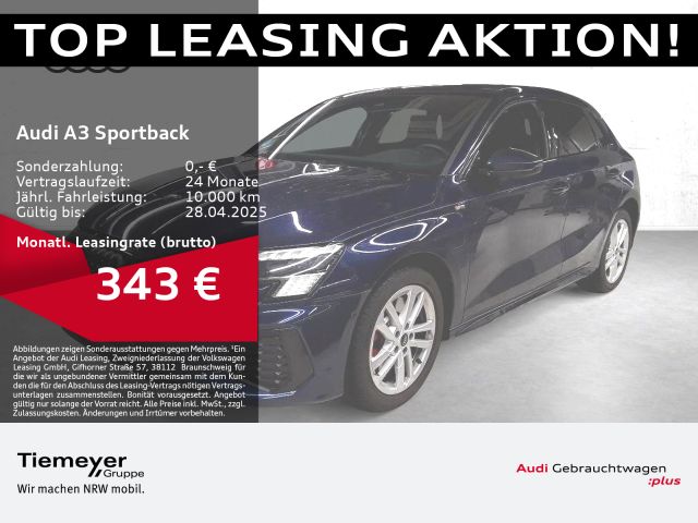 Audi A3 Sportback 45 TFSIe 2x S LINE PANO BuO MATRIX