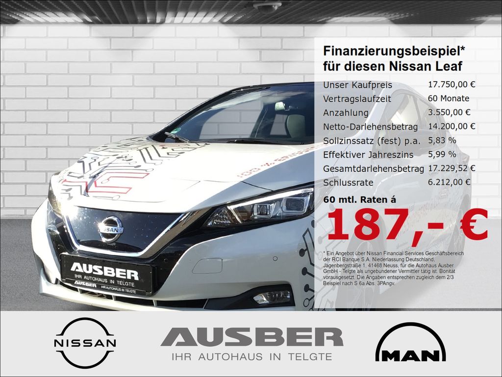 Nissan Leaf Tekna 40 kWh ParkPilot BoseSound LED-Schein
