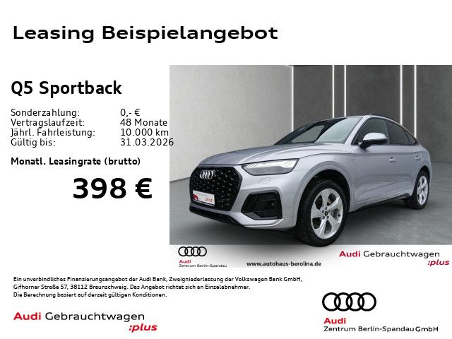Audi Q5 Sportback 45 TFSI qu. S line S tronic *NAV+*