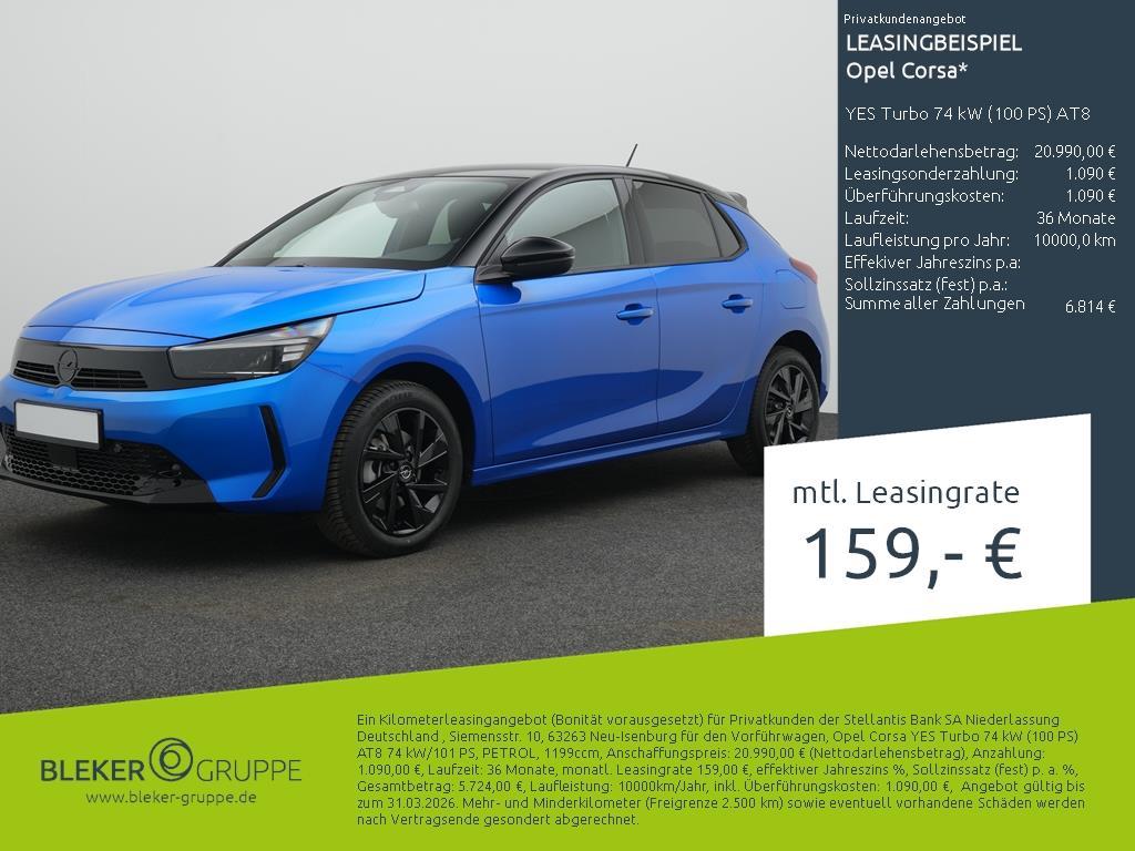 Opel Corsa YES Turbo 74 kW (100 PS) AT8