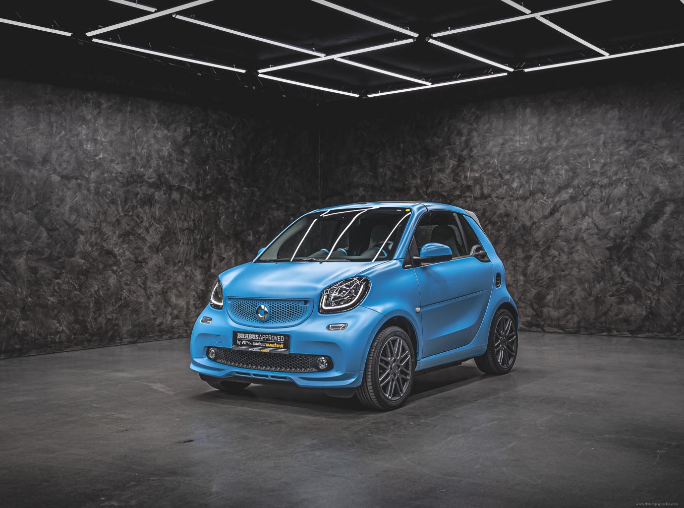 Smart ForTwo cab. BRABUS TAILOR MADE HP121 PERFORMANCE