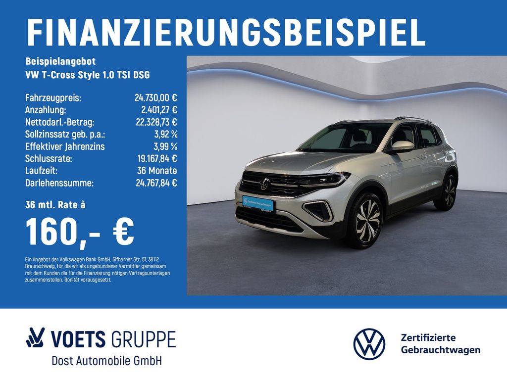 T-Cross Style 1.0 TSI DSG ACC+KLIMA+MATRIX-LED