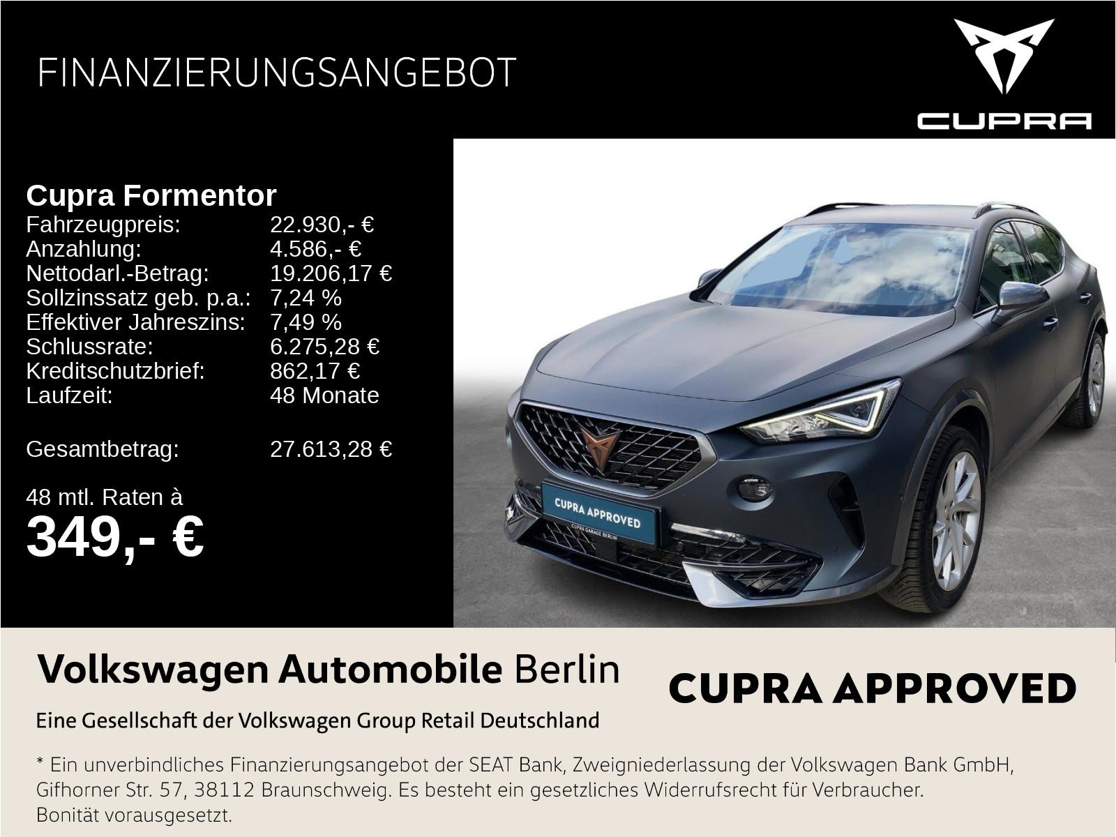 Cupra Formentor 2.0 TDI Navi LED SHZ ACC PDC