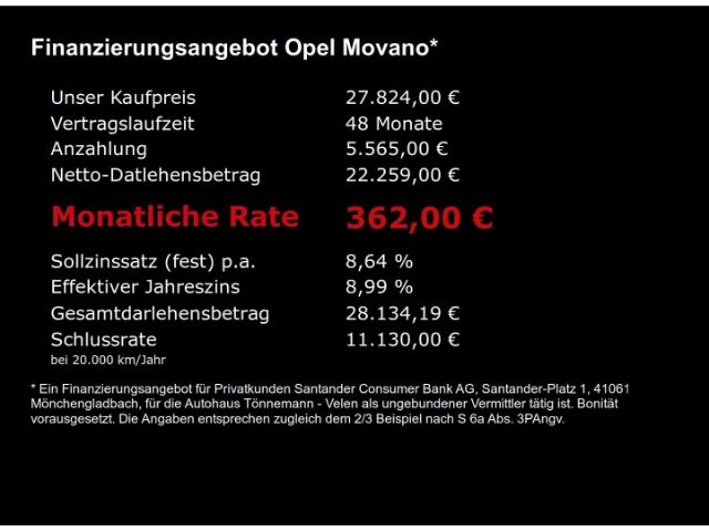 Movano C CARGO L3H2+RÜCKFAHRKAMERA+ALLWETTERREIF