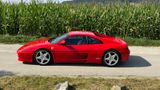 Ferrari 348ts Rosso Corsa/Nero - F1 Fahrer Unterschrift - Ferrari 348: F348