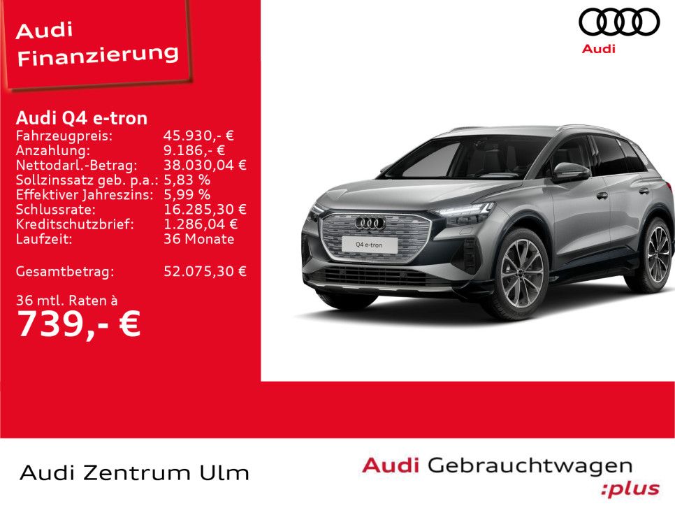 Audi Q4 e-tron 40 AHK HuD R-KAM NAV MATRIX WÄPU foto 3