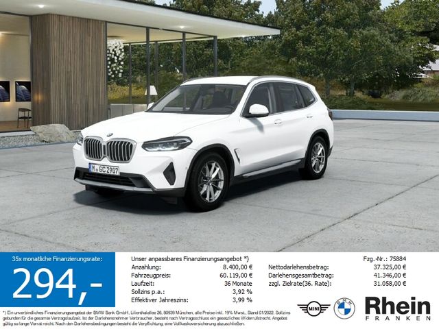 BMW X3 xDrive20d Navi. RFK. Sportsitze. PDC. LED...